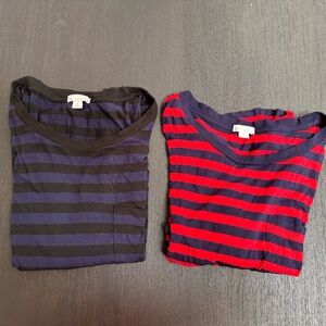 Two striped shirts from the Gap size S